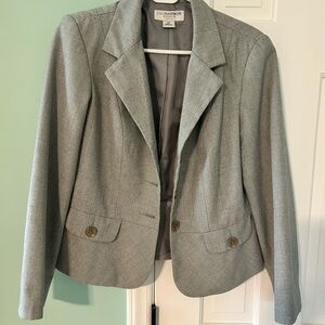 Sag Harbor Gray Blazer Classic Suit Jacket Size 10P